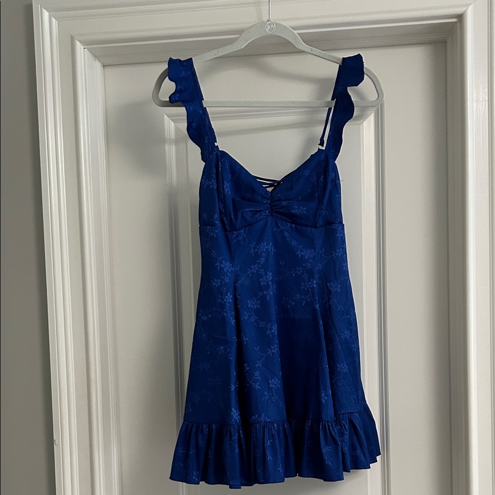 Lucy in the Sky Royal Blue Mini Dress